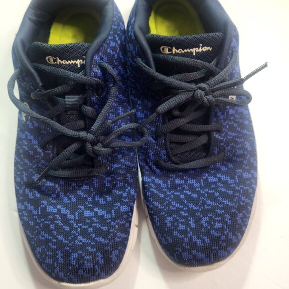 Champion Men's Gusto XT Navy Blue Lace-Up Athletic Sneakers #176414 Size 8.5 - Picture 1 of 14